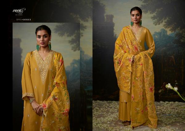 Kimora Heer Siya New Fancy Cotton Designer Salwar Suit Collection